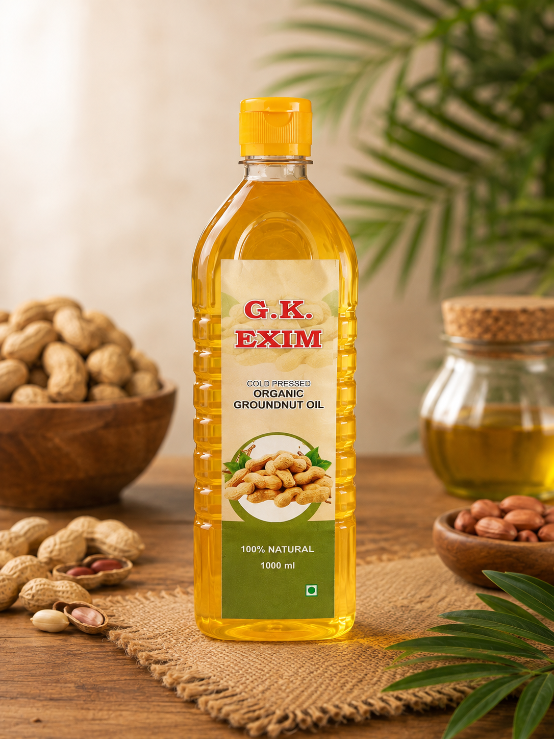 G.K. EXIM Groundnut Oil